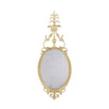 A George III carved giltwood mirror 18th century