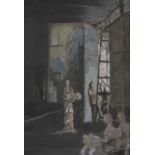 Rex Whistler (British, 1905-1944) Back stage 50.8 x 35.5 cm. (20 x 14 in.)
