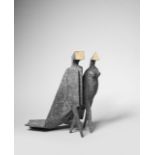 Lynn Chadwick R.A. (British, 1914-2003) Cloaked Couple V 51 cm. (20 in.) high (Conceived in 1977)