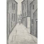 Laurence Stephen Lowry R.A. (British, 1887-1976) Berwick on Tweed 35.5 x 25.3 cm. (14 x 10 in.)