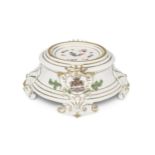 A rare Meissen circular stand from the Sulkowski Service, circa 1735-38