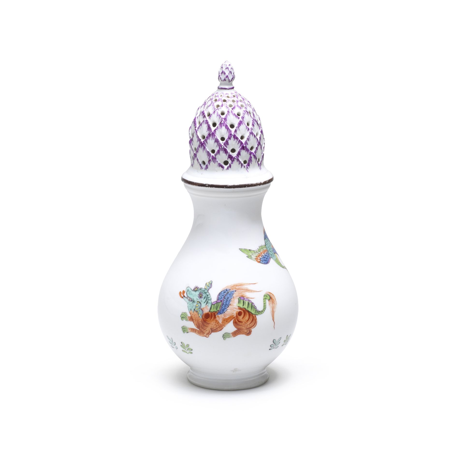 A Meissen sugar caster, early 19th century