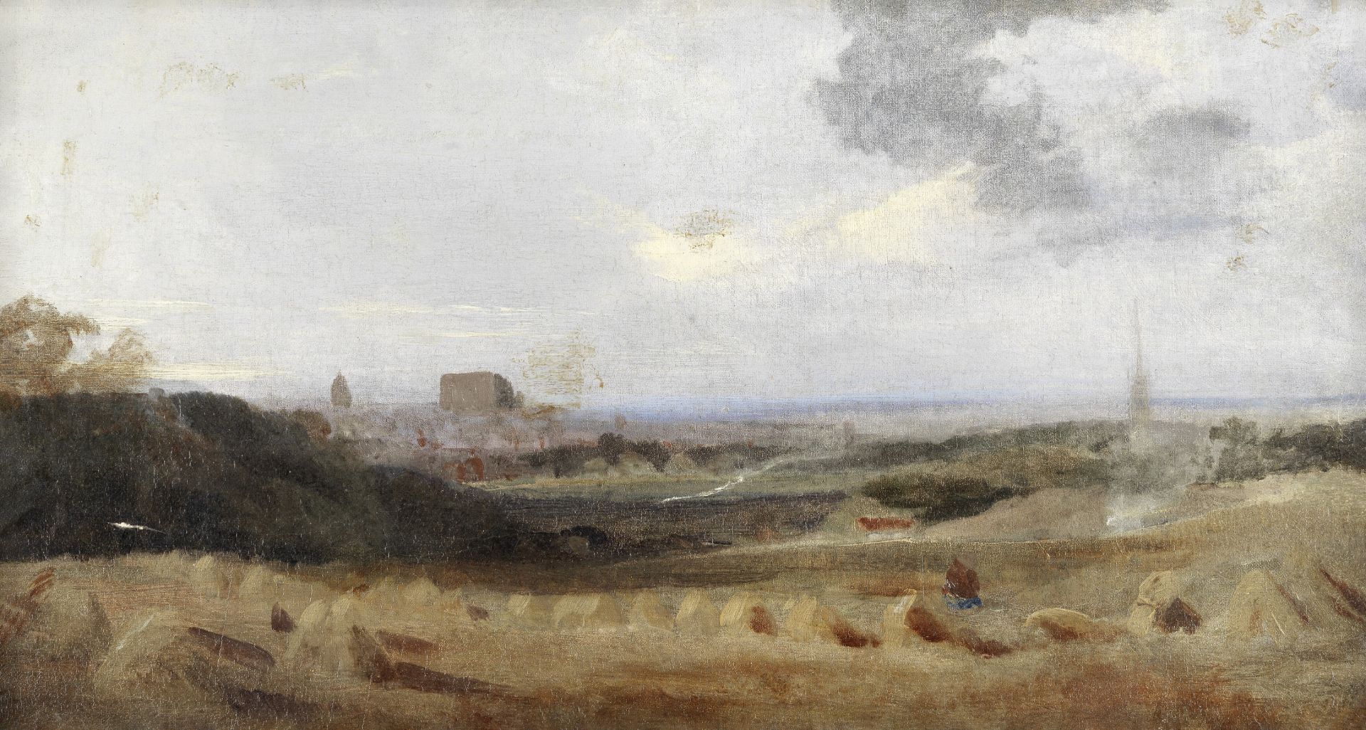 Peter De Wint, OWS (British, 1784-1849) Harvest landscape