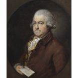 Thomas Gainsborough, R.A. (Sudbury 1727-1788 London) Portrait of Mr G. Hammond, half-length, in a...