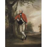 Francis Wheatley R.A. (London 1747-1801) Portrait of an officer, possibly an officer of the Royal...