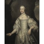 J. **** de Langhe (active The Hague, circa 1674-1693) Portrait of a lady, traditionally identifie...