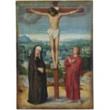 Attributed to Adriaen Isenbrant (Bruges 1490-1551) The Crucifixion