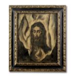 Studio of Domenikos Theotokopoulos, called El Greco (Candia 1541-1614 Toledo) Head of Christ, on ...