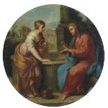 Placido Costanzi (Rome 1690-1759) Noli me tangere; and Christ and the Woman of Samaria 25.1cm. (1...