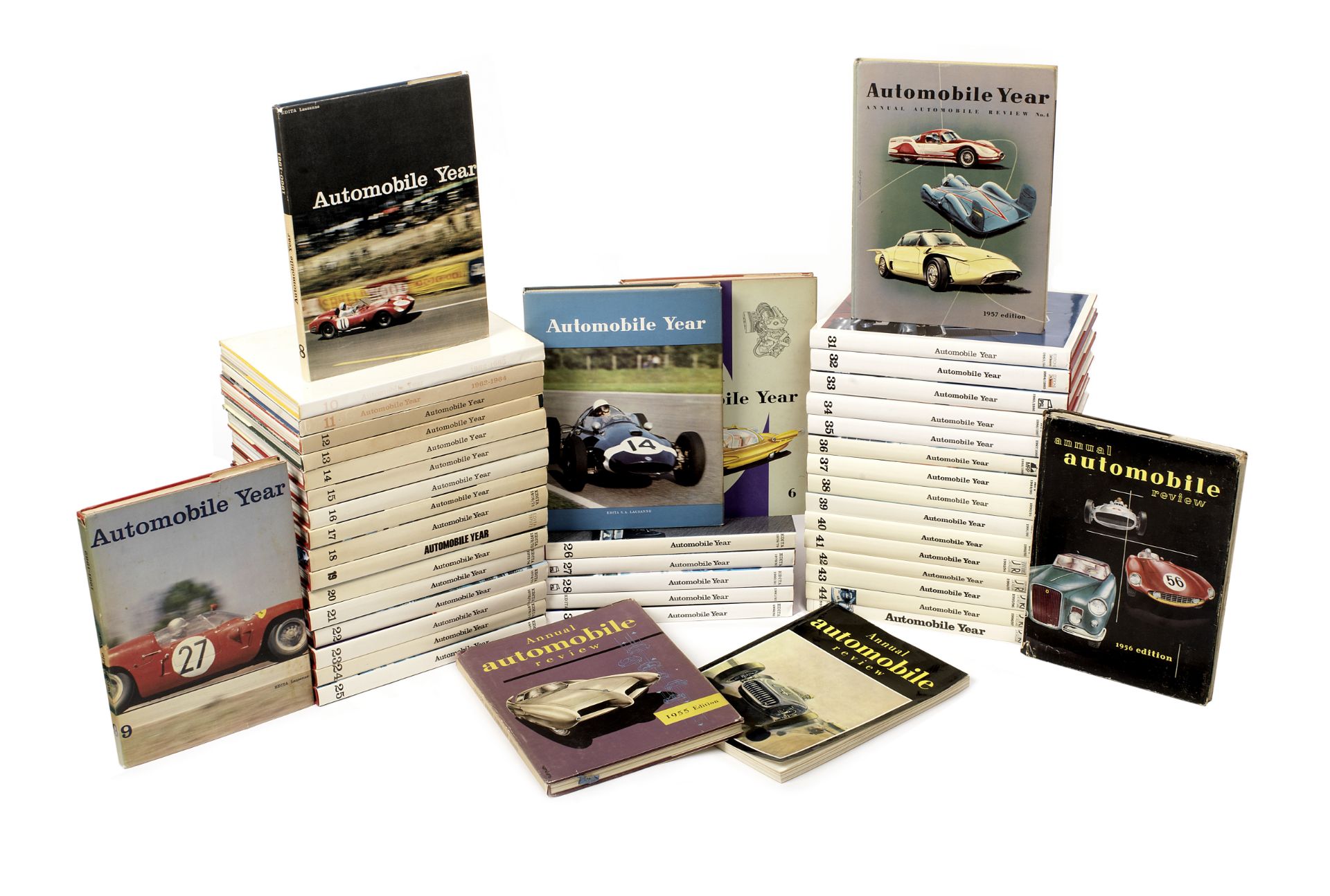 Automobile Review/Automobile Year; a complete run of annuals 1 to 45 (1953/54 to 1997/98), ((45))