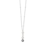 CARTIER: 'HIMALIA' CULTURED PEARL AND DIAMOND NECKLACE