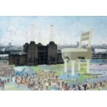 David Mach R.A. (British, born 1956) Battersea Power Station - Country Life (Executed in 1996)
