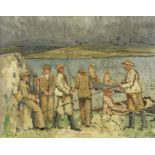 Charles Vincent Lamb R.H.A., R.U.A. (Irish, 1893-1964) The Fishing Party