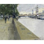 Ken Howard R.A. (British, born 1932) Prince Albert Bridge