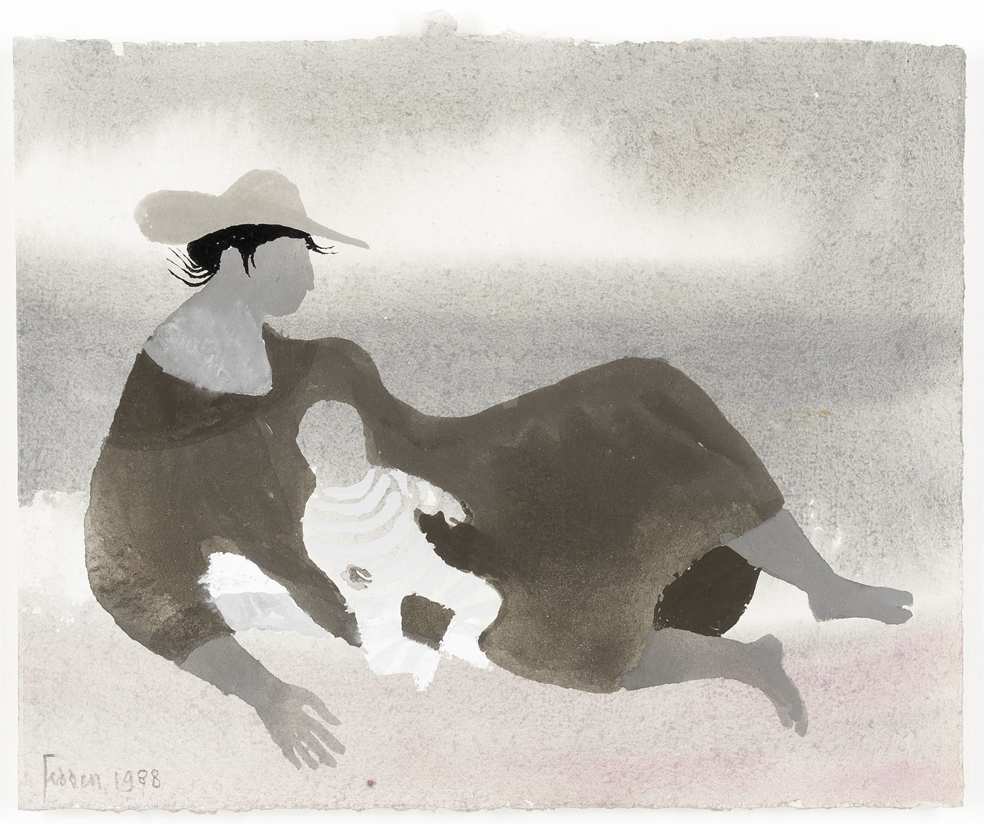 Mary Fedden R.A. (British, 1915-2012) Mother and Child