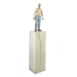 Sean Henry (British, born 1965) Standing Man 2 78cm (30 11/16in) high excluding base; 190cm (74 1...
