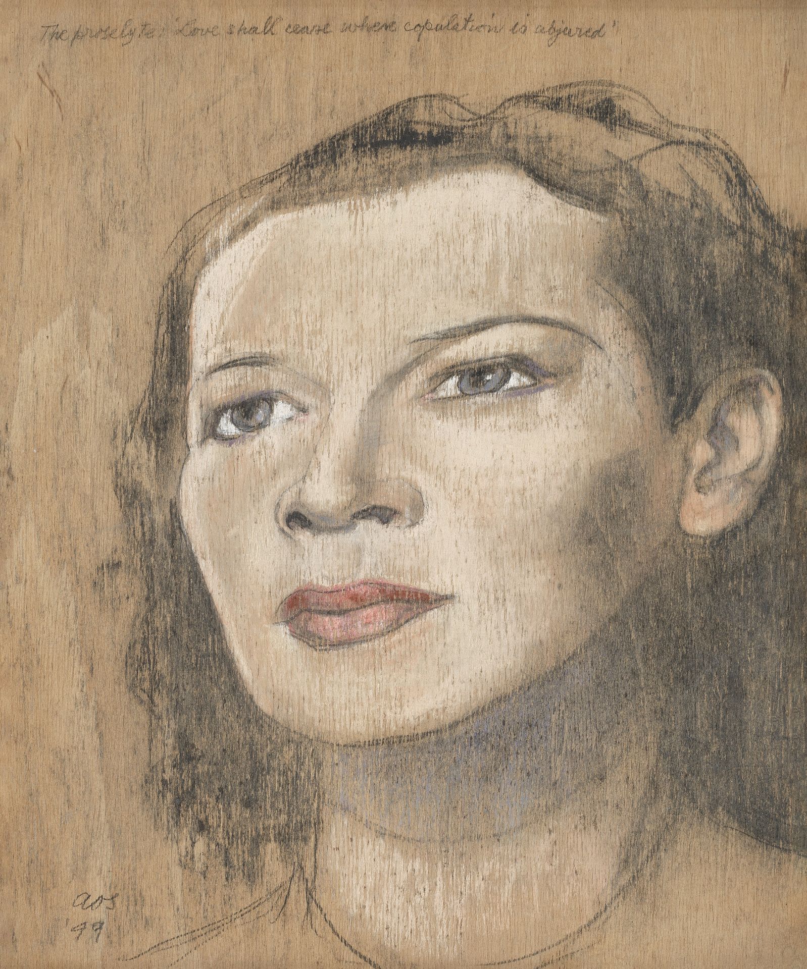 Austin Osman Spare (British, 1886-1956) Portrait of a Woman