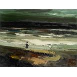 Donald McIntyre (British, 1923-2009) Figure and Dark Sea