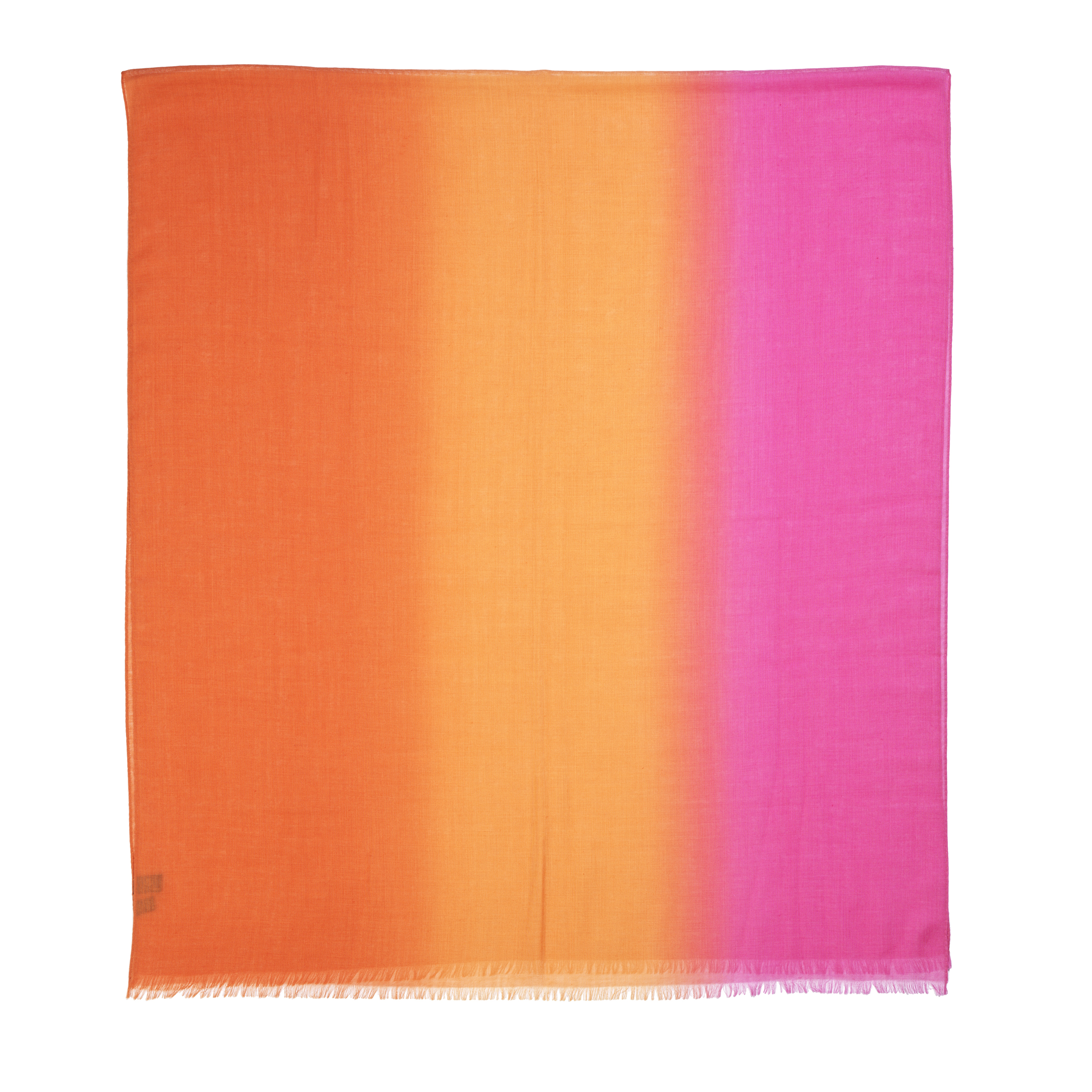 Pink and Orange Ombre Shawl, Loro Piana,