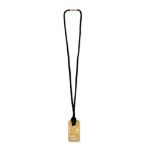 Spessartine Garnet Set Yellow Gold Dog Tag Necklace, Louis Vuitton, c. 2009, (Includes dust bag a...