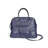 Blue Nuit Clemence Bolide 35, Herm&#232;s, c. 2011, (Includes key, padlock, cloche, shoulder stra...