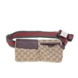 Monogram Belt Bag, Gucci, (Includes dust bag)