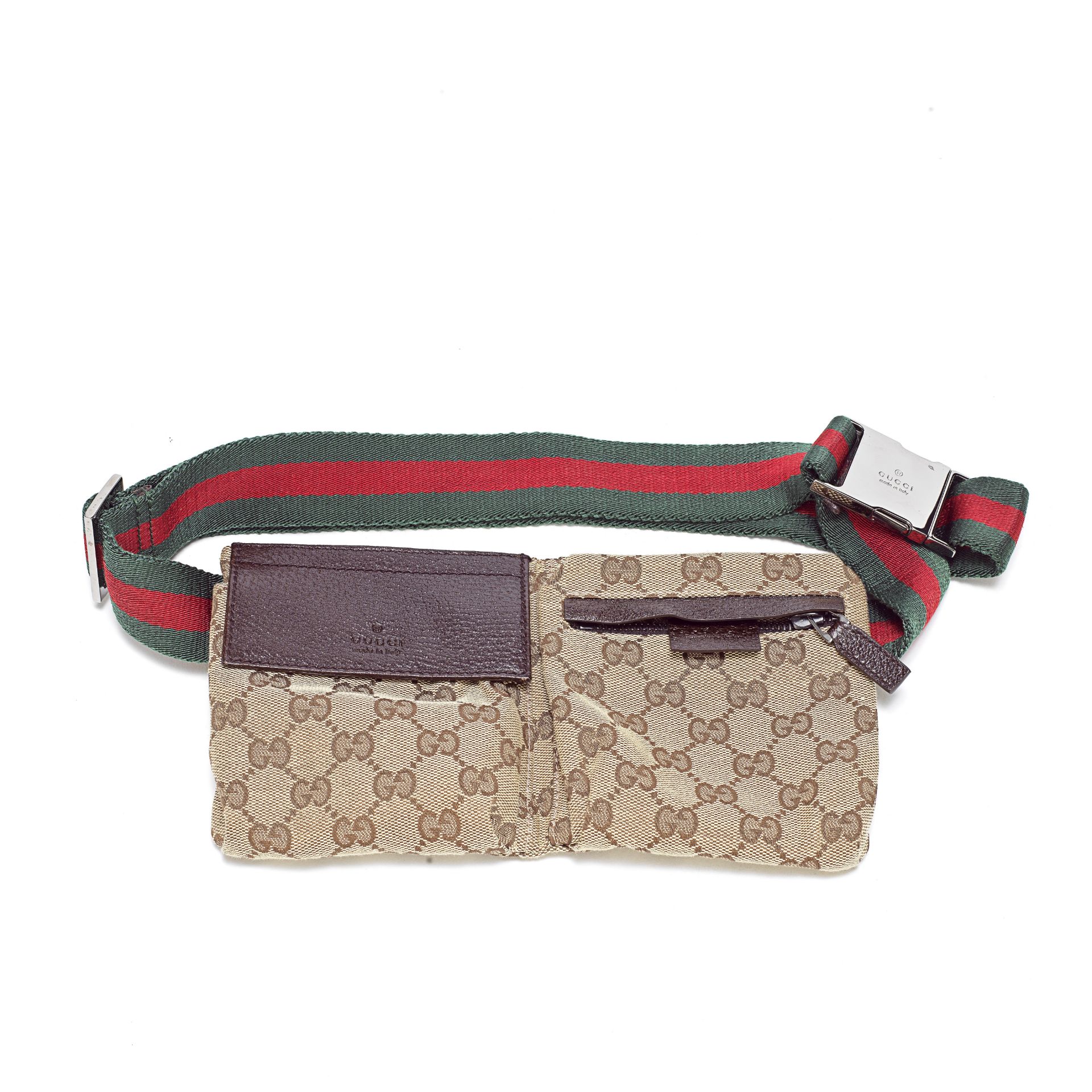 Monogram Belt Bag, Gucci, (Includes dust bag)