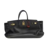 Jane Birkin's Black Togo Birkin 35, Herm&#232;s, c. 1999, (Includes dust bag, a signed letter of ...