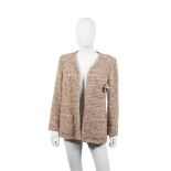 Pink and Brown Tweed Blazer, Chanel, Spring 2003,