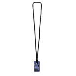 Blue Sapphire Set Black Rhodium White Gold Dog Tag Necklace, Louis Vuitton, c. 2008, (Includes du...