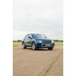 2018 Bentley Bentayga W12 6.0 Chassis no. SJAAF14VXJC023107