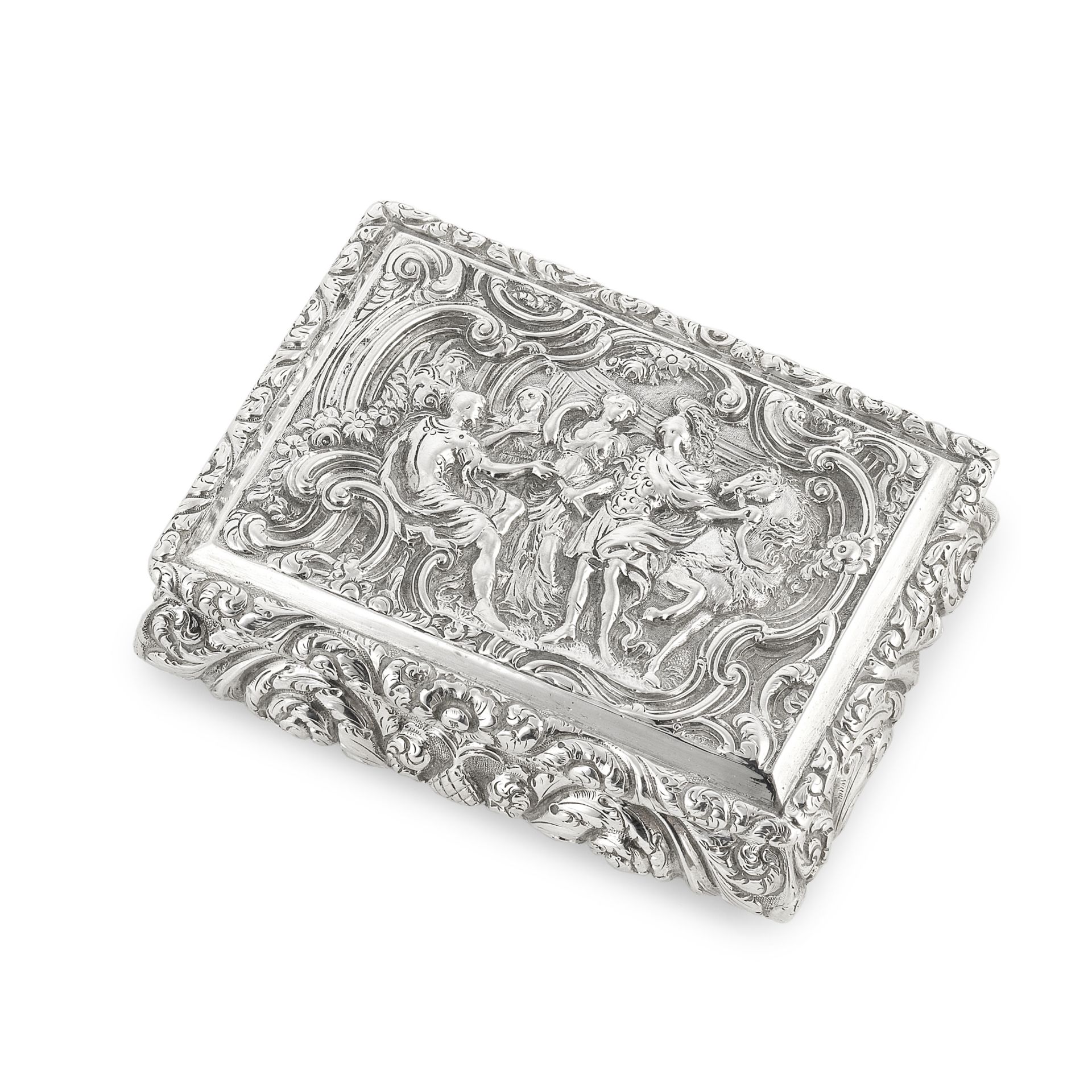 A George IV silver snuff box Thomas Shaw, Birmingham 1825