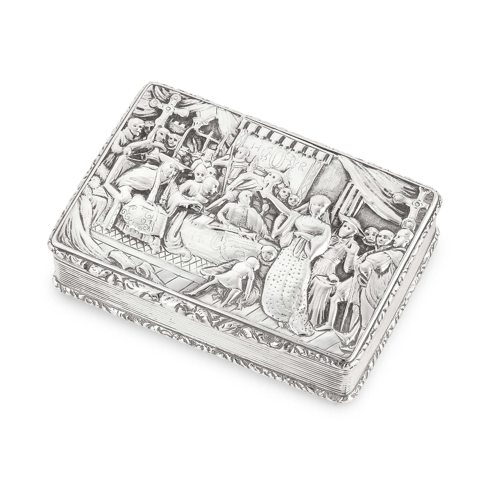 A William IV silver snuff box Thomas Shaw, Birmingham 1830