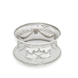 A George III Irish silver neo-classical dish ring Joseph Jackson, Dublin, circa 1780