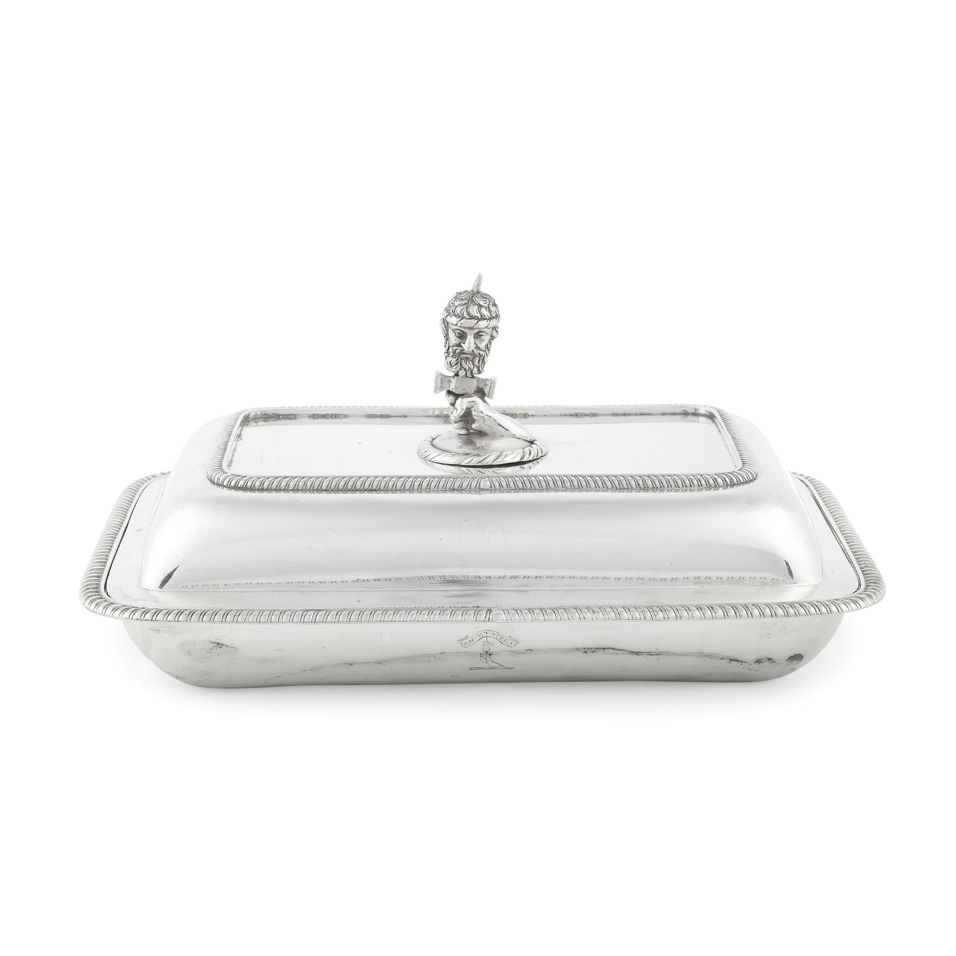 A George III silver entr&#233;e dish and cover Richard Cook, London 1806