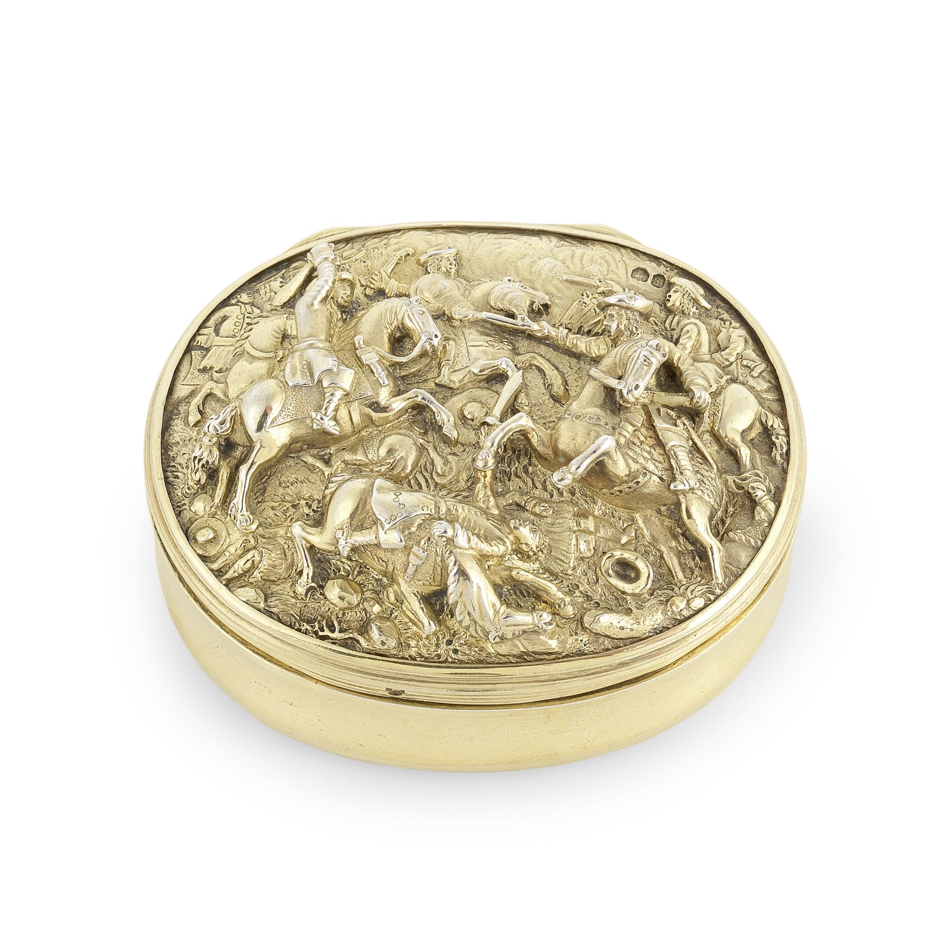 A George IV silver-gilt snuff box Edward Farrell, London 1824