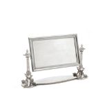A silver dressing table mirror Sanders & Mackenzie, Birmingham 1926