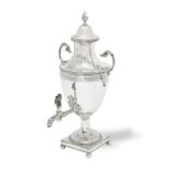 A George III Irish silver tea urn John Craig, Dublin, circa 1780