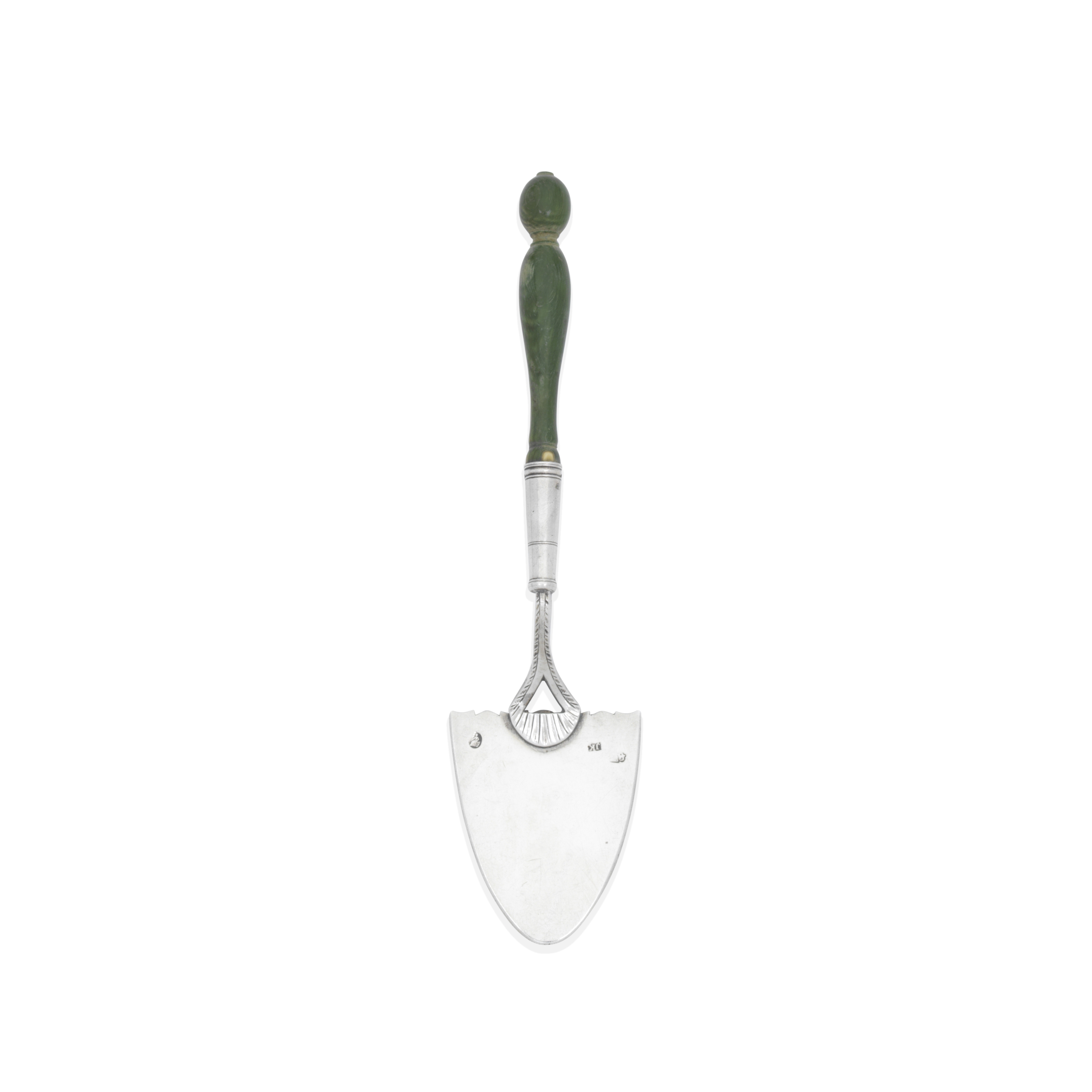 An Irish silver butter spade James Keating, Dublin, circa 1795