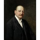 Lazar Krestin (Lithuanian, 1868-1938) Portrait of a gentleman, thought to be Baron Paul Schey-Kor...