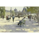 Paul Rafferty (born 1965) 'In the Shade, Tuileries Gardens'