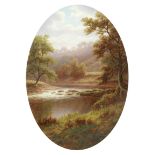 William Mellor (British, 1851-1931) River landscapes, a pair each 39.7 x 27.6cm (15 5/8 x 10 7/8i...