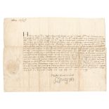 HENRY VIII Letter signed and subscribed ('Vester bonus amicus Henry R') London, 14 July 1524