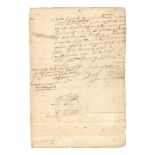 ELIZABETH I - PRIVY COUNCIL &#8211; LOW COUNTRIES Letter signed by five members of Queen Elizabet...