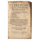 POMPONAZZI (PIETRO) Opera, Basel, Henricus Petri, [1567]