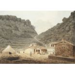 James Manson (British, 1791-1862) Six views in the Himalayas (6) mounted but unframed