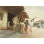 Carlton Alfred Smith, RI, RBA, ROI (British, 1853-1946) A street vendor, India