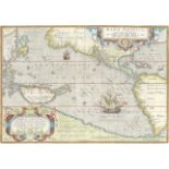 PACIFIC OCEAN ORTELIUS (ABRAHAM) Maris Pacifici (quod vulgo Mar del Zur) cum regionibus circumiac...