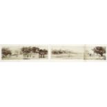 CHINA - PANORAMA Panoramic photograph of an unidentified view in China, by an unknown photographe...