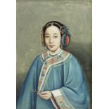 School of Lamqua (Chinese, active 1805-1830) Portrait of a Beauty